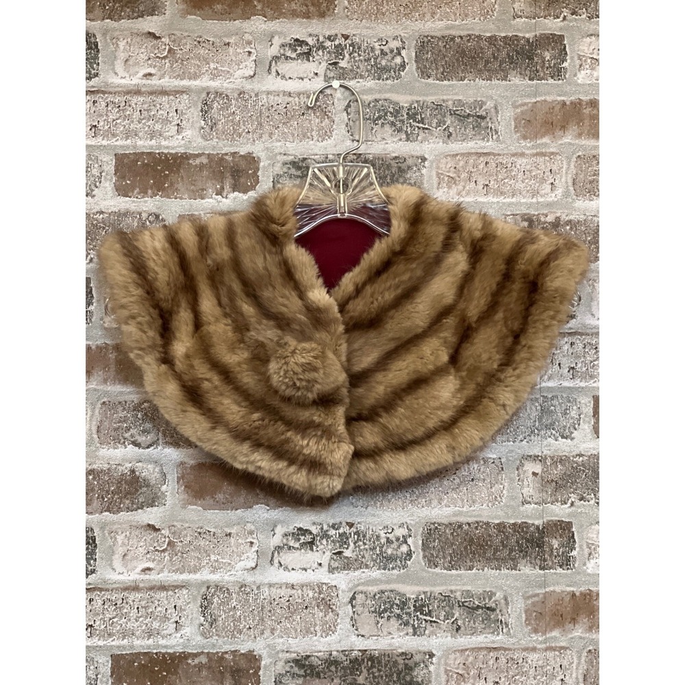 Vintage Mink Fur Stole‎ Capelet Bolero Shrug Elegant Formal Occasion